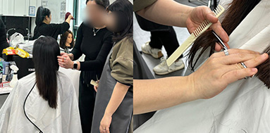 올댓뷰티아카데미 헤어 커트 실습 수업 현장을 소개합니다!