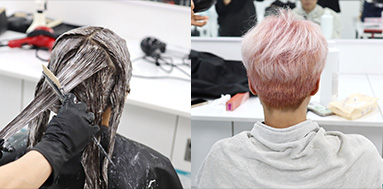 올댓뷰티아카데미 염색방, 미용실 취창업에는 필수! 헤어컬러링 수업