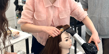 올댓뷰티아카데미 업스타일 수업 현장 스케치